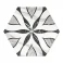 Marmor Hexagon Klinker Elazig Grå Matt-Satin 29x33 cm 2 Preview